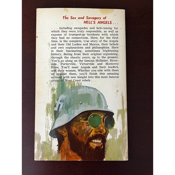 1966 Hell’s Angels MC Sex and Savagery of Hell's Angels Paperback 1st Jan Hudson - Picture 7 of 11